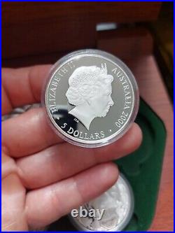 Coin Fine Silver Proof Sydney 2000 Olympic 16 x $5 Coin Series Australia Box Coa Coin Fine Silver Proof Sydney 2000 Olympic 16 x $5 Coin Series Australia Box Coa