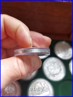 Coin Fine Silver Proof Sydney 2000 Olympic 16 x $5 Coin Series Australia Box Coa Coin Fine Silver Proof Sydney 2000 Olympic 16 x $5 Coin Series Australia Box Coa