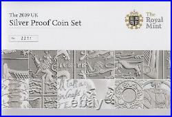 Coin Silver Proof 2009 12 Coin Year Set Kew Gardens 50p BOX + COA Scarce Rare