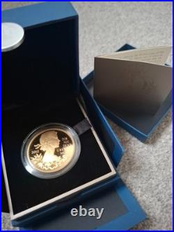 Coin Silver Proof £5 Gold Plated Edition 2012 Queens Diamond Jubilee BOX / COA