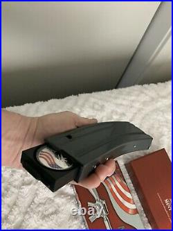 Colt M16 Caliber 5.56mn 1 ounce 1oz Silver coin Clip Box COA proof Bullion. 999