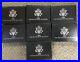 Complete Set 1992 thru 1998 7 Premier SILVER Proof Sets With Box & COA