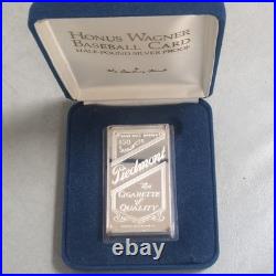 Danbury Mint Honus Wagner Pittsburgh Pirates Baseball Silver Proof with Box