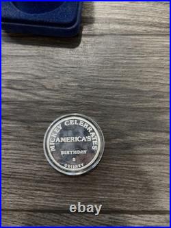 Disney 1991 America 215th 1oz Silver Proof Round Mickey Mouse #02598 Box COA