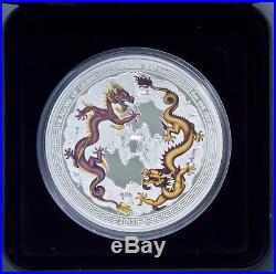 Dragons of Legend Special Year of Dragon 5 oz Silver Proof Coin Box/COA FREE S/H