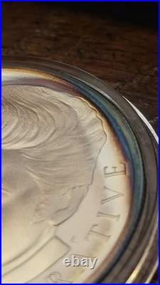 ELVIS PRESLEY 20TH COMMEMORATIVE 1oz TROY. 999 SILVER COIN PROOF BOX & COA#1645