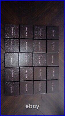 Empty Silver Shield Group 1 oz Display Gift Boxes for Proof Rounds. (LOT OF 20)