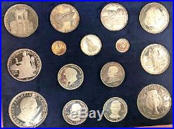 Equatorial Guinea Republic, Silver Fifteen Coin Proof Set BOX 1970, PROOF! RARE