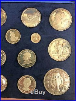Equatorial Guinea Republic, Silver Fifteen Coin Proof Set BOX 1970, PROOF! RARE