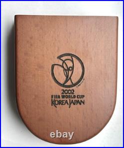 Fifa World Cup Korea-japan Silver Proof Medal 2002 Box/certificate