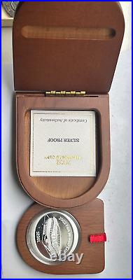 Fifa World Cup Korea-japan Silver Proof Medal 2002 Box/certificate