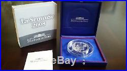 France 20 Euro Silver Proof coin 2008 Semeuse Sower box + COA 5oz coin 500pcs