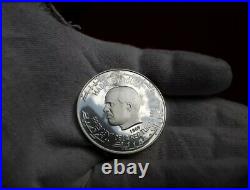 Franklin Mint Silver Coins Proof Set 10 PCs Lot 1969 Tunisia Dinar In Box & COAs
