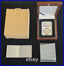 G. Britain 2022 1oz Silver Proof Britannia PF70UCAM NGC 6550026-076 Display Box