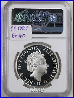 G. Britain 2022 1oz Silver Proof Britannia PF70UCAM NGC 6550026-076 Display Box