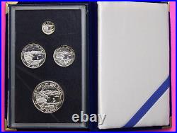 Gem 1995 Alaska Silver Proof Set Very Rare. 999 Fine Medallions Box & COA 7035