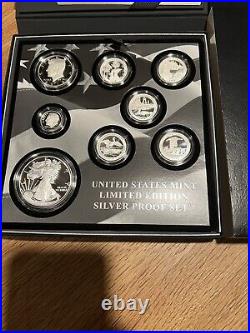 Gem 2018 S Limited Edition Silver Proof Set Exact Coins In Pics Box & COA