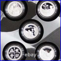 Gem 2019 S Limited Edition Silver Proof Set Exact Coins In Pics Box & COA 8039 Gem 2019 S Limited Edition Silver Proof Set Exact Coins In Pics Box & COA 8039