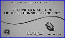 Gem 2019 S Limited Edition Silver Proof Set Exact Coins In Pics Box & COA 8039 Gem 2019 S Limited Edition Silver Proof Set Exact Coins In Pics Box & COA 8039
