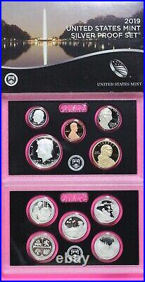 Gem 2019 S Silver Proof Set Deep Cameo You Get Exact Coins & Box In Pics COA 16