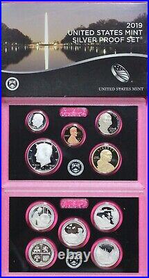 Gem 2019 S Silver Proof Set Deep Cameo You Get Exact Coins & Box In Pics COA 18