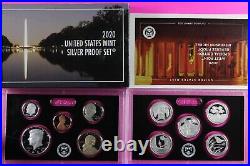 Gem 2020 S Silver Proof Set Exact Coins In Pics Mint Box & COA With Nickel 7061 Gem 2020 S Silver Proof Set Exact Coins In Pics Mint Box & COA With Nickel 7061