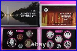 Gem 2020 S Silver Proof Set Exact Coins In Pics Mint Box & COA With Nickel 7062 Gem 2020 S Silver Proof Set Exact Coins In Pics Mint Box & COA With Nickel 7062