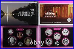 Gem 2020 S Silver Proof Set Exact Coins In Pics Mint Box & COA With Nickel 7065 Gem 2020 S Silver Proof Set Exact Coins In Pics Mint Box & COA With Nickel 7065
