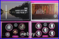 Gem 2020 S Silver Proof Set Exact Coins In Pics Mint Box & COA With Nickel 7066 Gem 2020 S Silver Proof Set Exact Coins In Pics Mint Box & COA With Nickel 7066