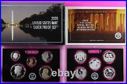Gem 2020 S Silver Proof Set Exact Coins In Pics Mint Box & COA With Nickel 7070 Gem 2020 S Silver Proof Set Exact Coins In Pics Mint Box & COA With Nickel 7070