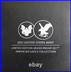 Gem 2021 S Limited Edition Silver Proof Set Exact Coins In Pics Box & COA 8040