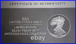 Gem 2021 S Limited Edition Silver Proof Set Exact Coins In Pics Box & COA 8040