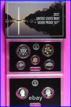 Gem 2021 S Silver DCAM Proof Set You Get Exact Coins In Pics Mint Box & COA 7063