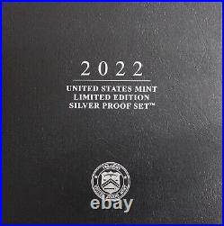 Gem 2022 S Limited Edition Silver Proof Set Exact Coins In Pics Box & COA 8042