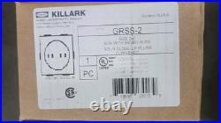 Genuine GRSS-2 Killark Explosion Proof 3/4 Outlet Box With Original Box/plugs