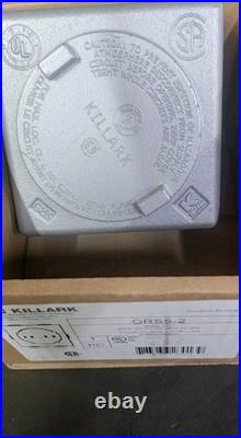 Genuine GRSS-2 Killark Explosion Proof 3/4 Outlet Box With Original Box/plugs