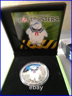 Ghostbusters STAY PUFT 2017 Perth Mint 1oz Silver Proof Coin New in Box