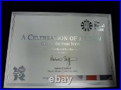 Great Britain 2012 Silver £5 The Mind Collection 6 Coin Proof Set with BOX & COA