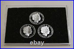 Guernsey 6 Silver Proof 2010 Coins National Service In Box + Coa B40 #14
