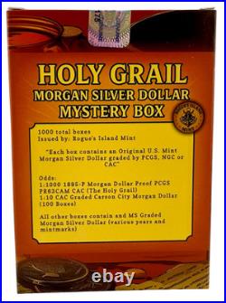 Holy Grail Morgan Silver Dollar Graded Coin Mystery Box 1000 Mintage