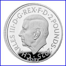 IN HAND 2025 Freddie Mercury 1 Oz Coloured Silver Proof Coin in Box with COA