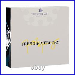 IN HAND 2025 Freddie Mercury 1 Oz Coloured Silver Proof Coin in Box with COA