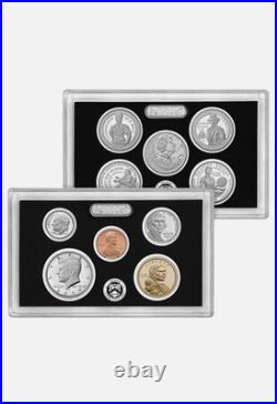 IN-HAND 2025 S US Mint Silver Proof Set 10 Coins with Box & COA 25RH, With Penny