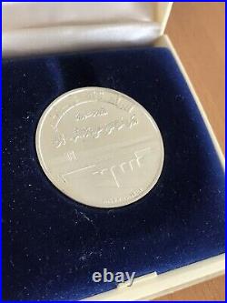 Iraq 1 dinar 1977 Silver Proof coin Tharthar in a Gift box