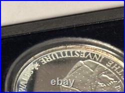 Jamaica, 1979 Prince Charles Investiture 10th Anniv, $25 Silver Proof Box VGOOD