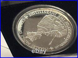 Jamaica, 1979 Prince Charles Investiture 10th Anniv, $25 Silver Proof Box VGOOD