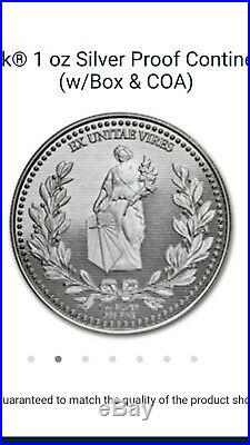John Wick 1oz Silver Proof Continental Coin (with Box & COA)