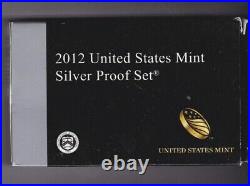 Kappyscoins 2012s Complete Silver Proof Set Boxed And Coa Mint Fresh Limited
