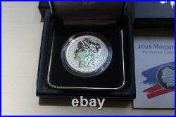 LOOK! 2026 Morgan Dollar REVERSE PROOF $1 Philadelphia US Mint with Box and COA