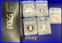 LOT (20) PROOF COINS PCGS PR69DCAM + FREE PCGS 20 Coin Box
